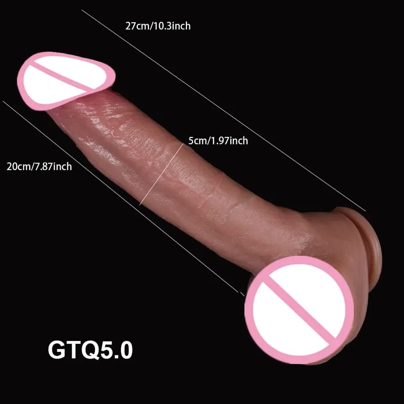 Blozend Eikel Rechtop Dildo Zachte Huid Grote Penis Goedkope Vrouwelijke Masturbator Volwassen Strapon Zuignap Anale Speeltjes voor Vrouwen massager — image 8