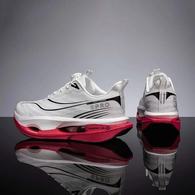 Men's Sports Shoes Carbon Plate Running Shoes Male Marathon Sneakers Racing Shock-absorbing Athletics Training Shoes for Women — image 9