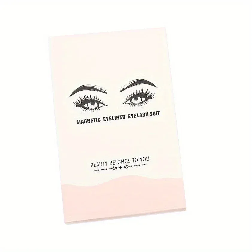 5 Pairs Magnete Eyelashes Set Magnetic Liquid Eyeliner Glue Free Eye Makeup Extend Fluffy Lashes — image 5