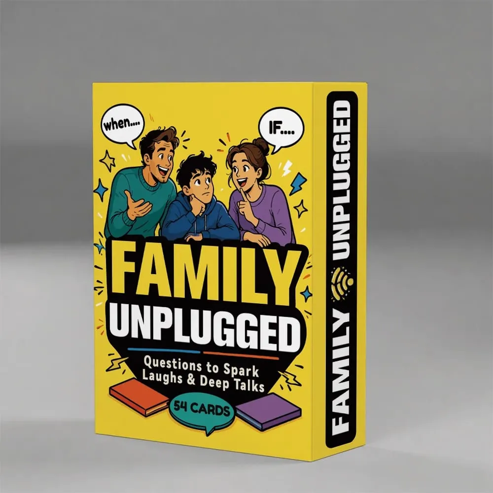 Family Discussion Cards - Create Lasting Laughter And Memories - Paper Card Game Perfect for Party Gatherings And Holiday Intera — image 6