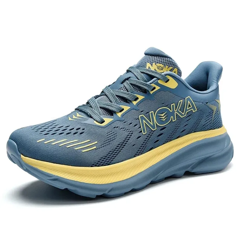 Men's Running Shoes Jogging Breathable Mesh Cushioning Non-Slip Outdoor Luxury shoes Couple Trainer Race Sneakers Off-road Shoes — image 2