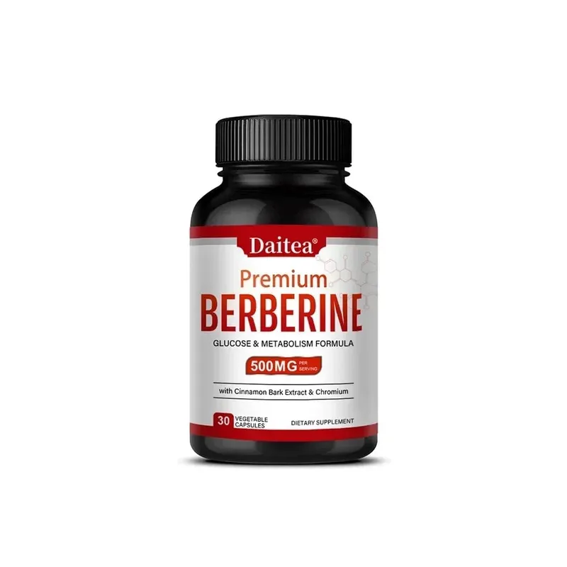 Berberine HCL 500mg Capsules with Cinnamon Antioxidant Support Heart Metabolic Cardiovascular Digestive & Immune Health