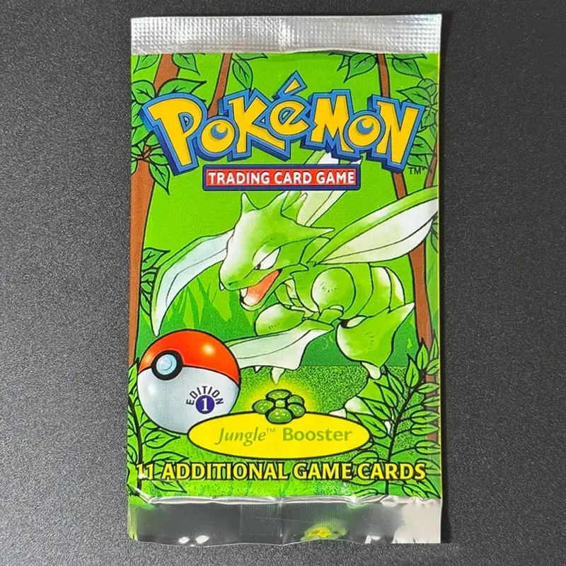 Pokémon Booster Packs Base Fossil Jungle 9 single bags 1 pack/11 Cards and Booster Box 3 1Box/36 Packs models Proxy Game Cards