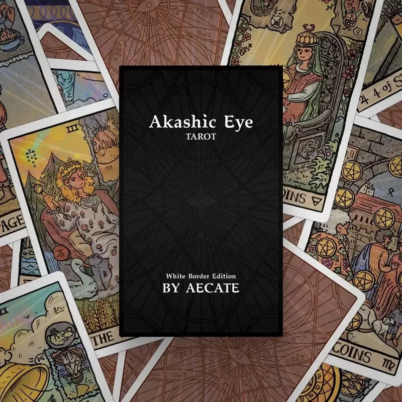 Akashic Eye Tarot & West Tarot Cards – Casual Board Game Deck for Leisure Play