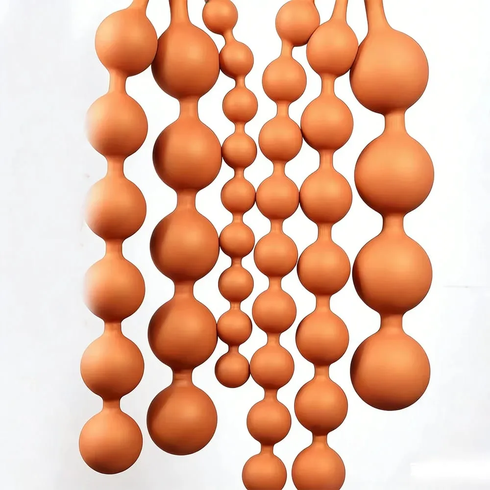 66cm Super Long Anal Beads Big Buttplug Vaginal Balls Anal Stimulation Pull Bead Dildo Intimate Goods Sex Toys for Woman Gay Men