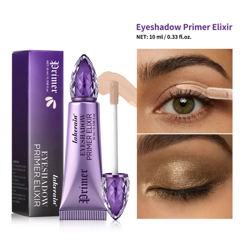 Eyeshadow Makeup Primer Smooth & Crease-Resistant Eye Makeup Waterproof Long-Lasting Wear Translucent Shade Eye Base Primer