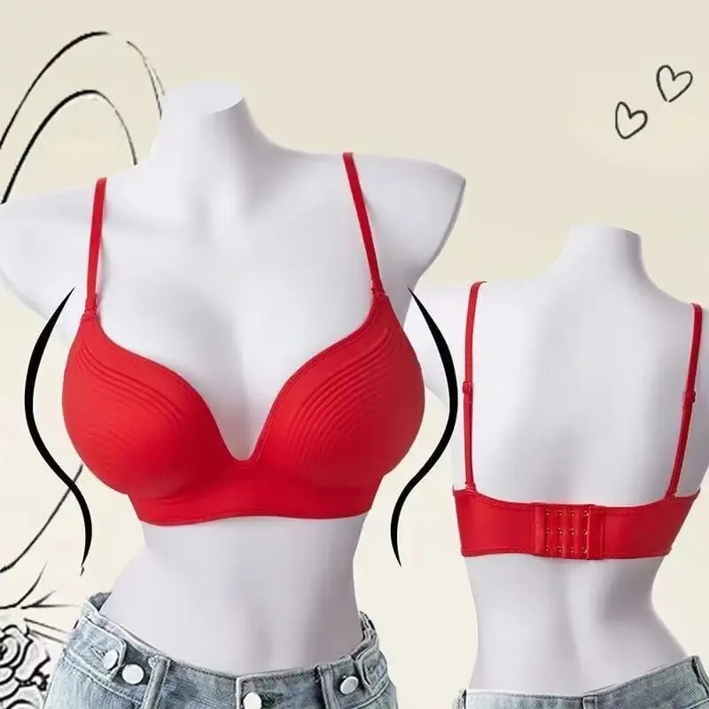 New 10cm Push Up Bra for Small Breasts Ultra Thick Lingerie Seamless T-Shirt Bras with 3D Memory Foam Cups — image 2
