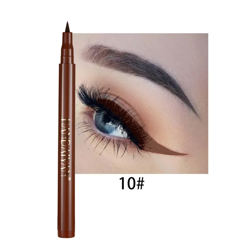 Quick-dry Matte White Eyeliner Pencil Makeup Long Lasting Smooth Liquid Eye Liner Waterproof Anti-Smudge Eyeliner Pen Cosmetics