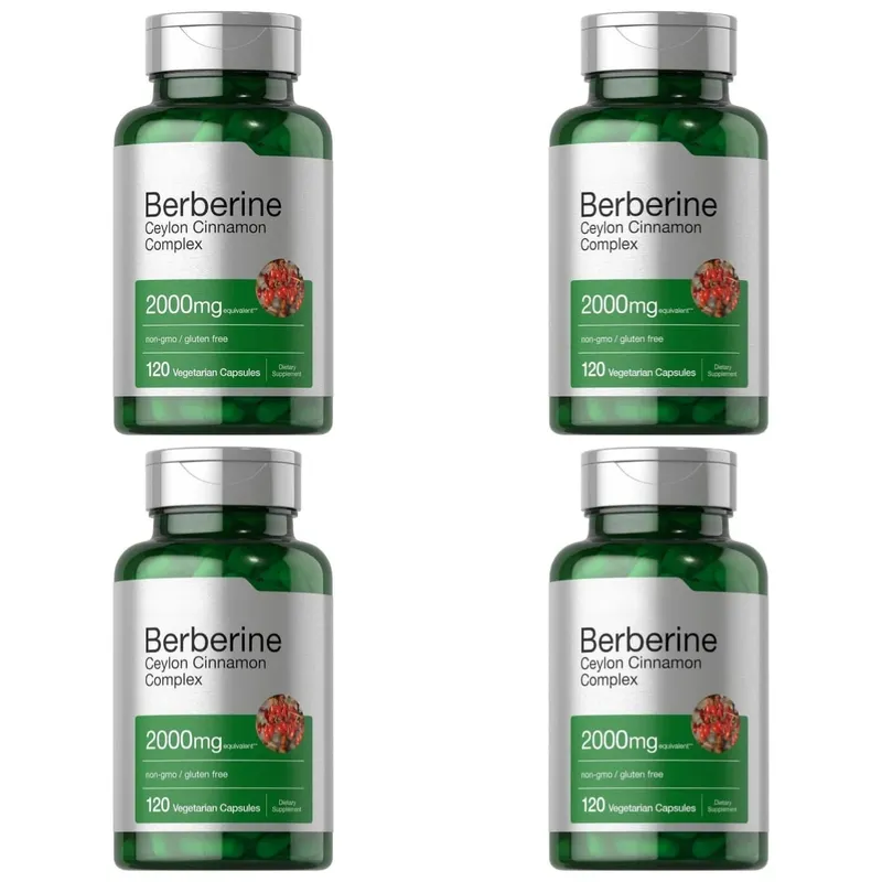 Berberine Ceylon Cinnamon Complex 2000mg แคปซูลมังสวิรัติ Non-GMO Gluten ฟรีอาหารเสริมเพื่อสุขภาพทุกวันสำหรับผู้ใหญ่ 120 นับ — image 10