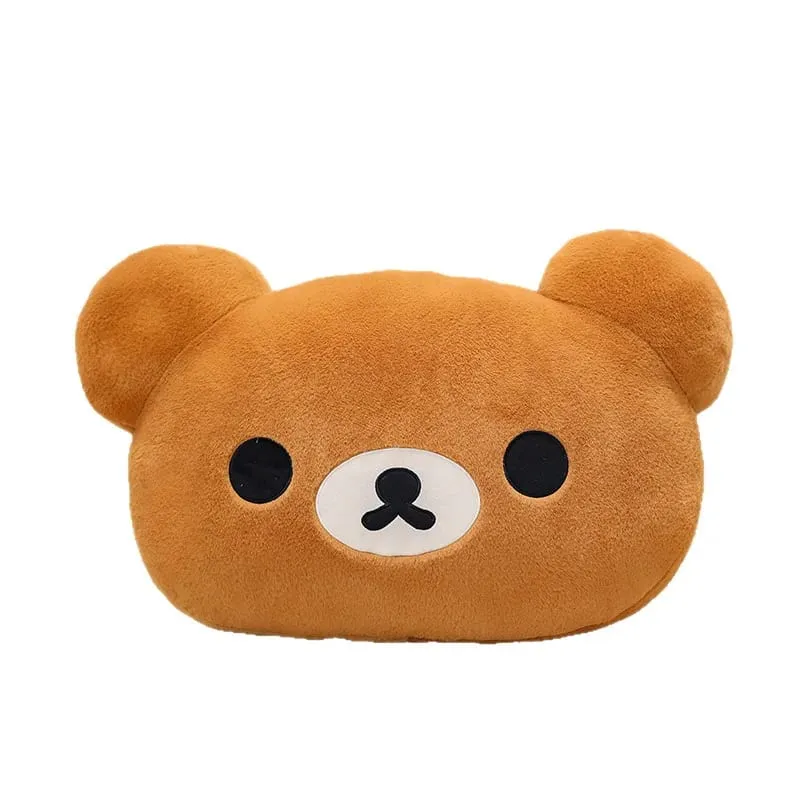 Best-Selling 40cm Kawaii Rilakkuma Plush Warm Hand Pillow Cartoon Bear Peluche Stuffed Toy Room Decorations Popular Gift — image 6