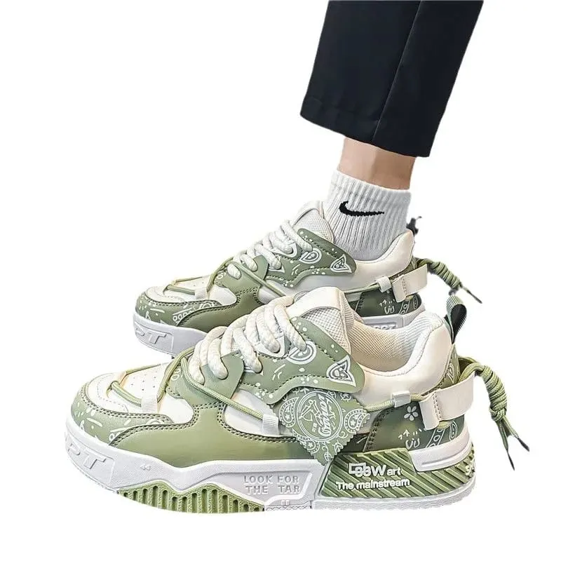 Men's Casual Sneakers Mesh Breathable Fashionable Lace Up Running Shoes 2026 Walking Daily Sneakers Jogging Training Footwear — image 5