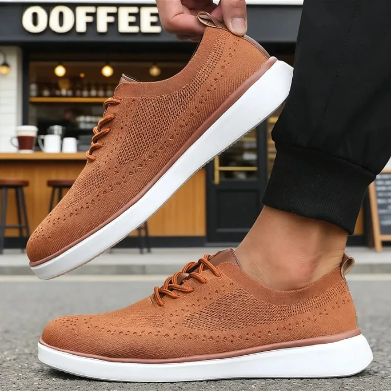 New Classis Men's Causal Shoes Mesh Breathable Non Slip Walking Shoes Fashion Soft Sole Stylish Sneakers Tennis Flat Shoes Men — image 9