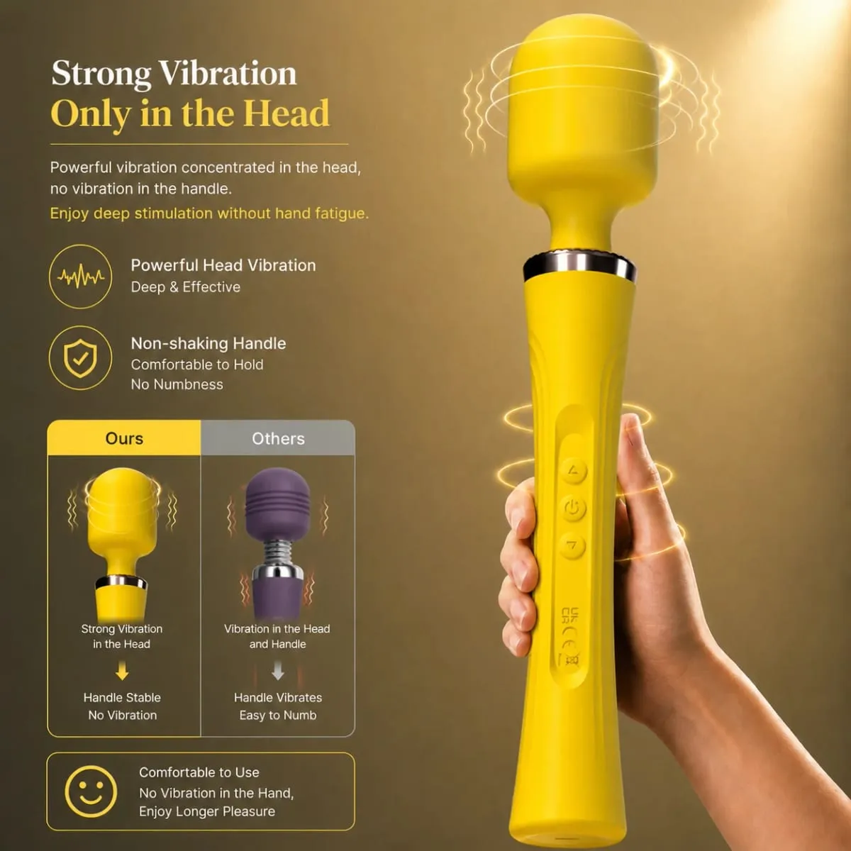 29Cm Lớn AV Cây Đũa Phép Máy Rung Siêu Mạnh Silicon Sạc Người Lớn Đồ Chơi Tình Dục Cho Nữ Rung Mạnh Máy Mát Xa Cá Nhân — image 3