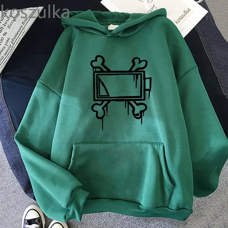 Cool Game Murder Cosplay Hoodie Drones Uzi Doorman Costume Unisex Bone Print Sweatshirt Casual Long Sleeve Hoodies Clothes — image 5