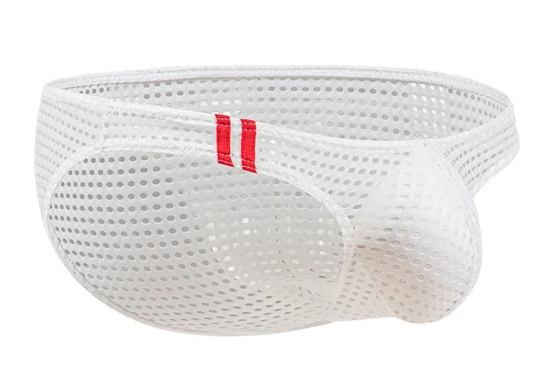 Slip da uomo Estate Traspirante Fori Intimo U Convesso Sottile Vita bassa Slip intimo da uomo Slip Mutande Calzoncillos