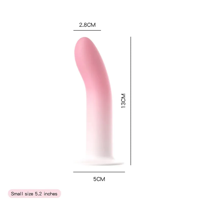 Flexible Liquid Silicone Dildo For Begginner G Spot Personal Massage Tool Suction Cup Anal plug Prosate Massager Female Sex Toy