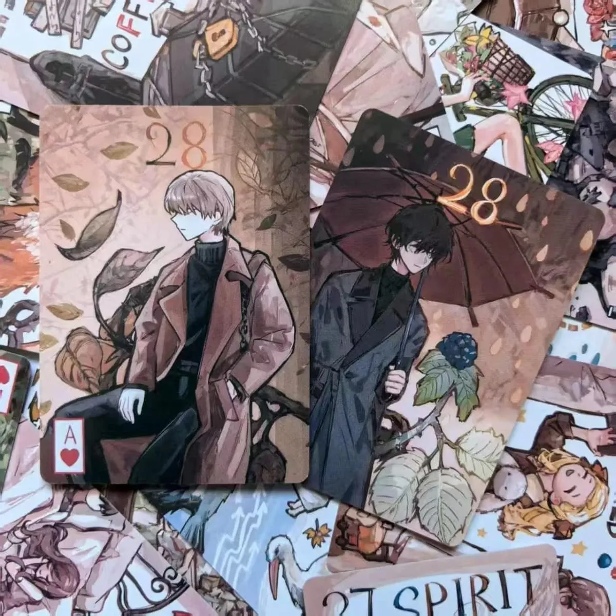 Simple Primitive Lenormand Tabletop Game 44-Piece Tarot Card Deck for Divination And Fortune Telling — image 3