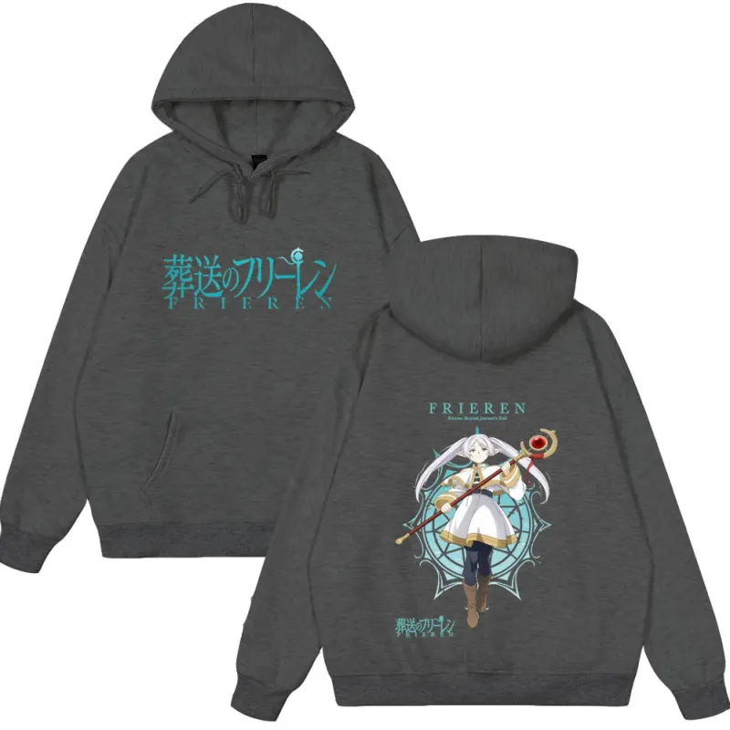 Vintage Wear Anime Frieren: Beyond Journey's End Frieren Graphic Tops Men Women Fashion Long Sleeve Casual Streetwear Funny Tops — image 10