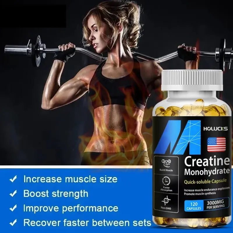 Buy 1 Get 1 Free! Creatine Monohydrate 3000mg Supplement for Lean Muscle & Performance Fat Loss & Overall Fitness Vegan — image 6