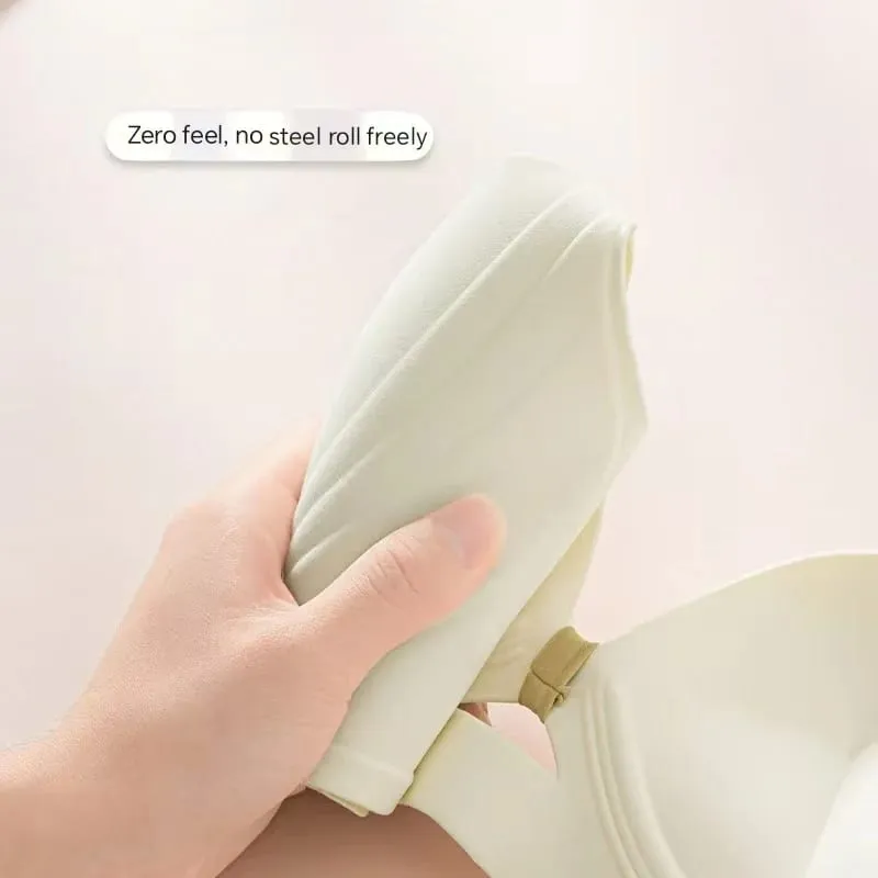 Gợi Cảm Liền Mạch Push Up Quần Lót Nữ Nhỏ Tập Ngực Thể Hiện Lớn Thu Phụ Trợ Ngực Thoải Mái Và Thoáng Khí Áo Ngực