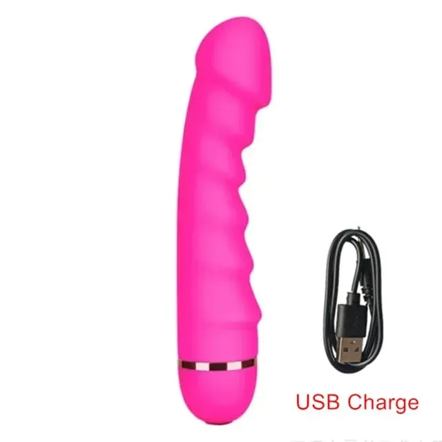 20 Modes Dildo Vibrator Strong Motor G-spot Clitoral Stimulator Vagina Massage Female Masturbator Adult Erotic Sex Toy For Woman