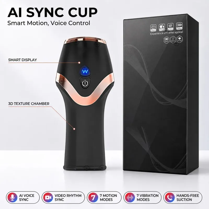 Automatic Male Masturbator Sex Toy for Men Pocket Pussy Vacuum Suction Thrusting Rotation Vibration Realistic Stroker Cup Device — image 9