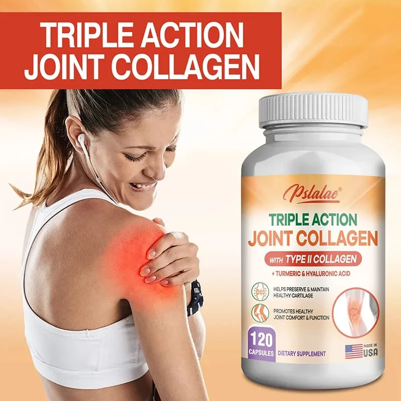 Triple Action Joint Collagen with Type II Collagen - Promotes Joint Health & Comfort Relieves Pain Rebuilds Preserves Cartilage — image 4