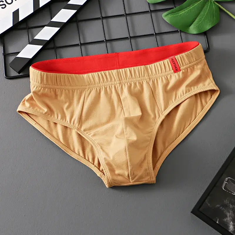 1/3 個メンズ純粋な綿ブリーフ高品質快適なパンツ通気性ショーツ下着ランジェリーパンティー Calcinha Cuecas