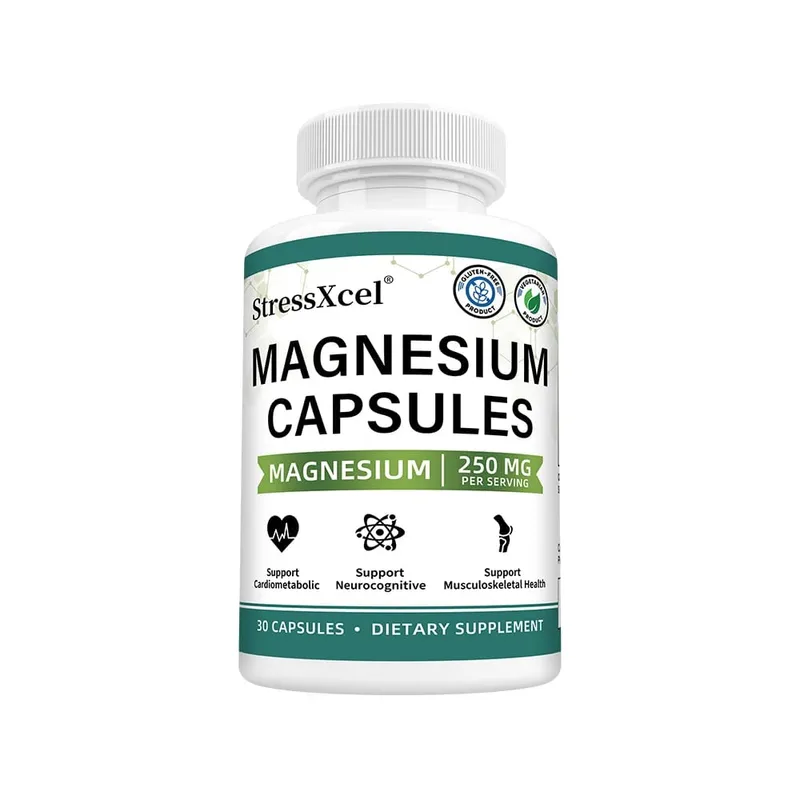 Magnesium Glycinate 250mg with Zinc Vitamin D3 & B6 for Sleep Relaxation Immune Health Absorption 120 Capsules
