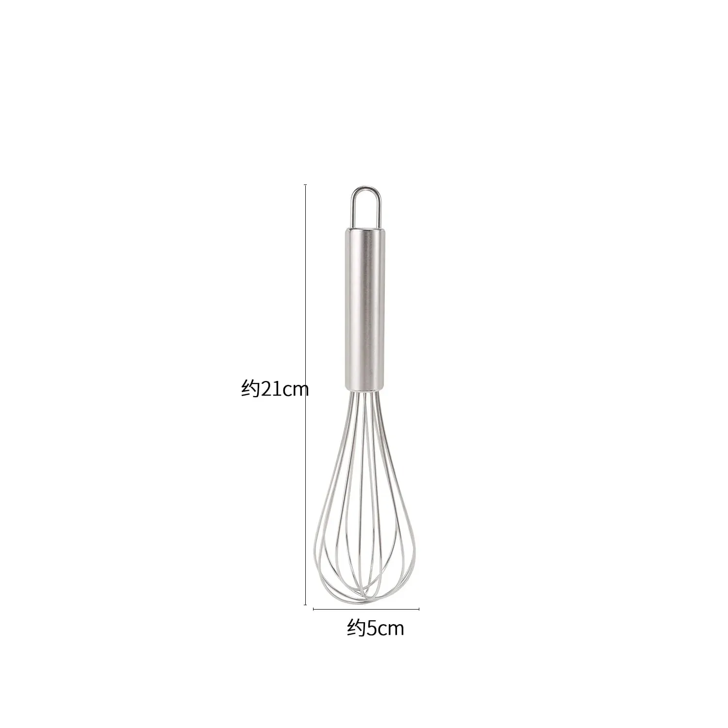Hot Sale Premium Stainless Steel Manual Egg Beater 6‑Wire Balloon Whisk for Kitchen Baking Mixing 8‑10‑12 Inch Available