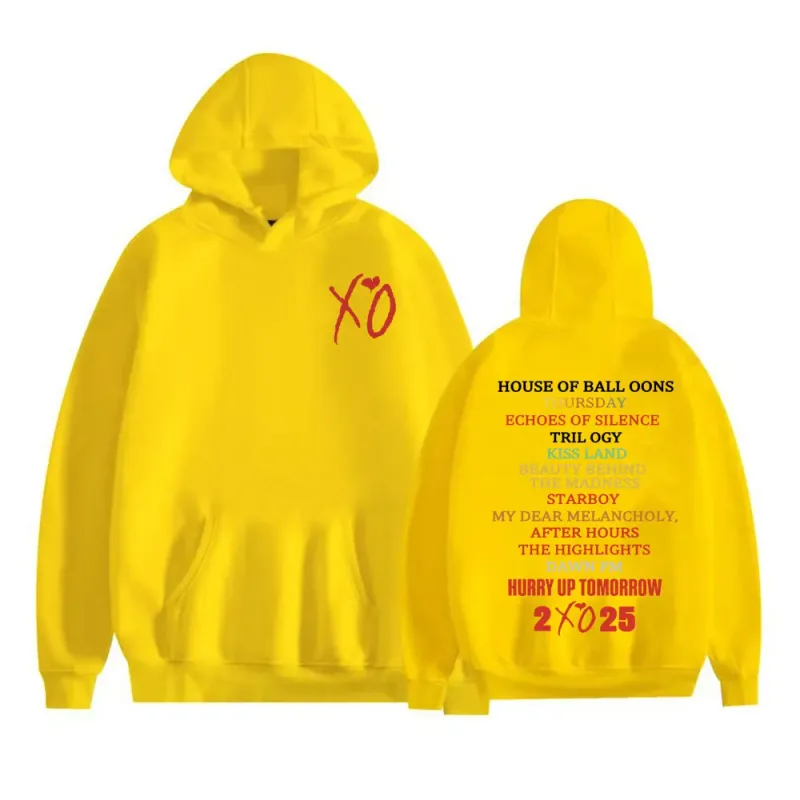 The Weeknd After Hours Album 2025 Print Hoodies Men's Clothing Fashion Hip Hop Street Sweatshirt Fleece Comfort Oversized Hooded — image 11