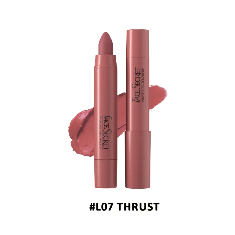 1 Stück wasserfester, matter Lippenstift mit langanhaltendem Finish, antihaftbeschichtet, leicht, Lippenstift, glatte Anwendung, Lippen-Kombi-Set