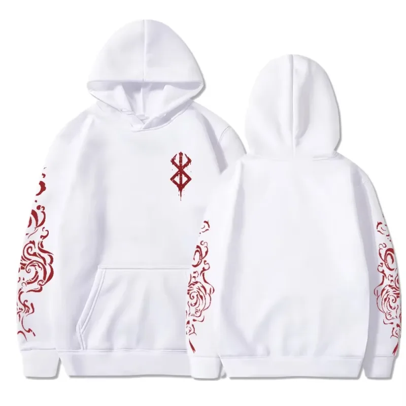 Anime Berserk Acid Hoodies Printed Men Women Fashion Long Sleeve Harajuku Goth Clothing Aesthetic Streetwear Sweater Oversized — image 2