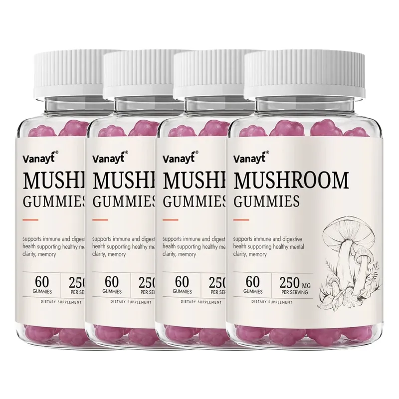 250mg Mushroom Super Blend Complex - Brain Nervous System Health and Memory Supplements Immunity Sleep Energy Mood Support — image 9