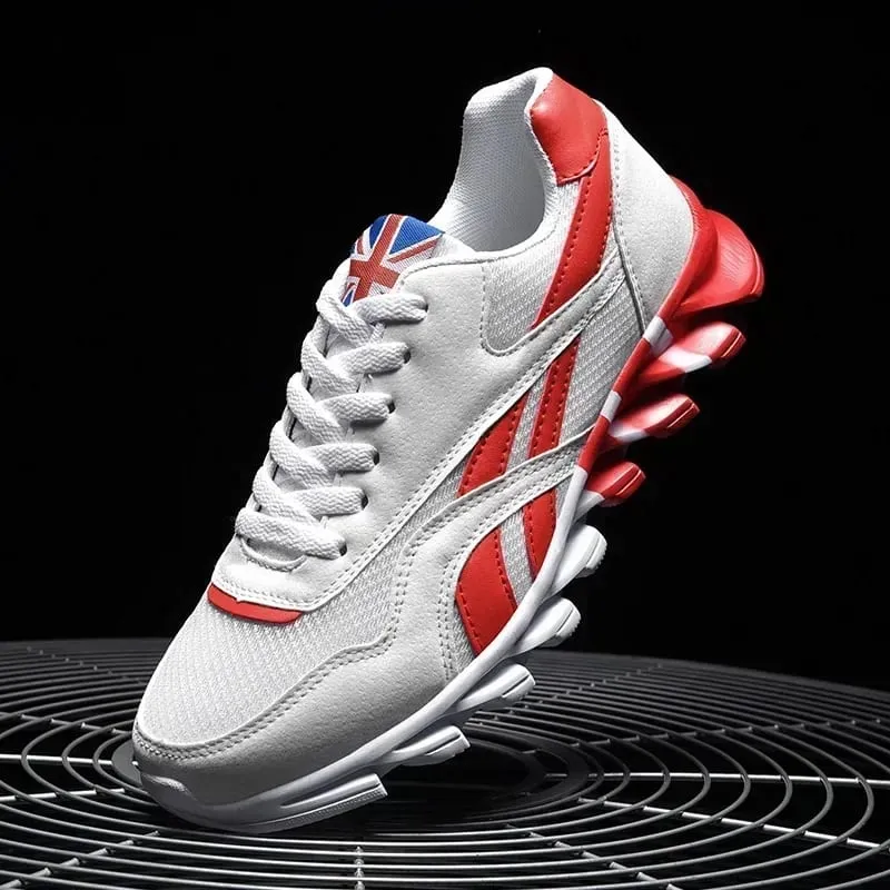 Brand Trend Size 36-48 Men's Wear-resistant Cushioning Thick-soled Fitness Sneakers Outdoor Breathable Running Shoes for Men — image 13