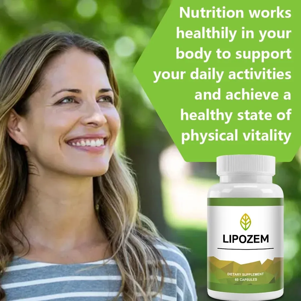 Lipozem for Weight Management Daily Supplement Gut Health 60 Capsules Metabolism — image 4