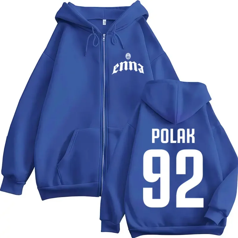 Rapper PLK Enna 2026 Tour Merch Zipper Hoodies Men's Women Clothing Fashion Zip Up Hooded Sweatshirts Jacket Coats Streetwear — image 7