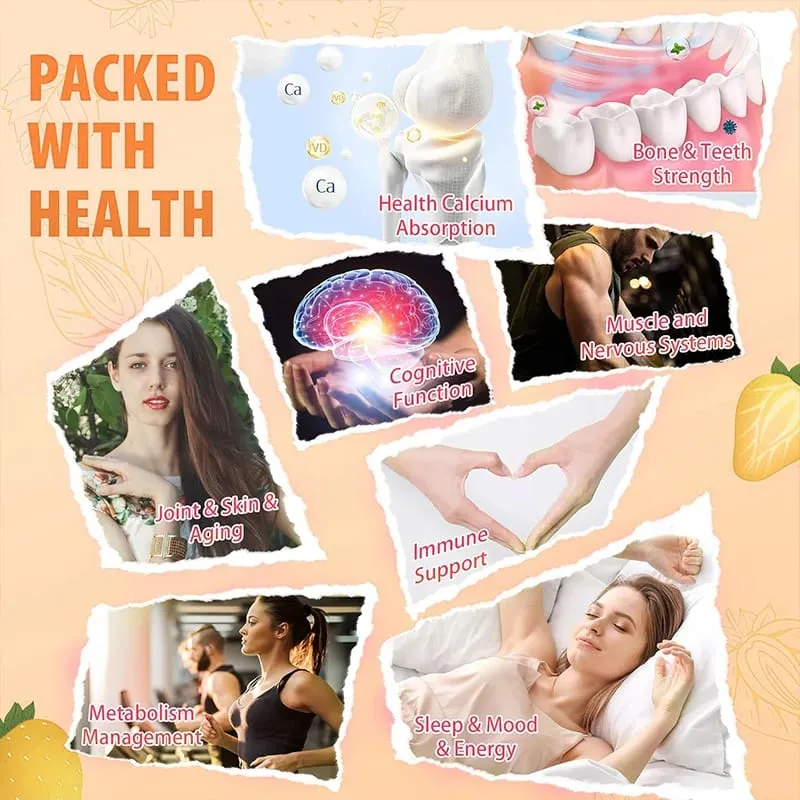 Bone Support Capsules Calcium Magnesium Zinc with D3 Enhances Absorption Supports Bone Strength Immunity & Muscle Health — image 4