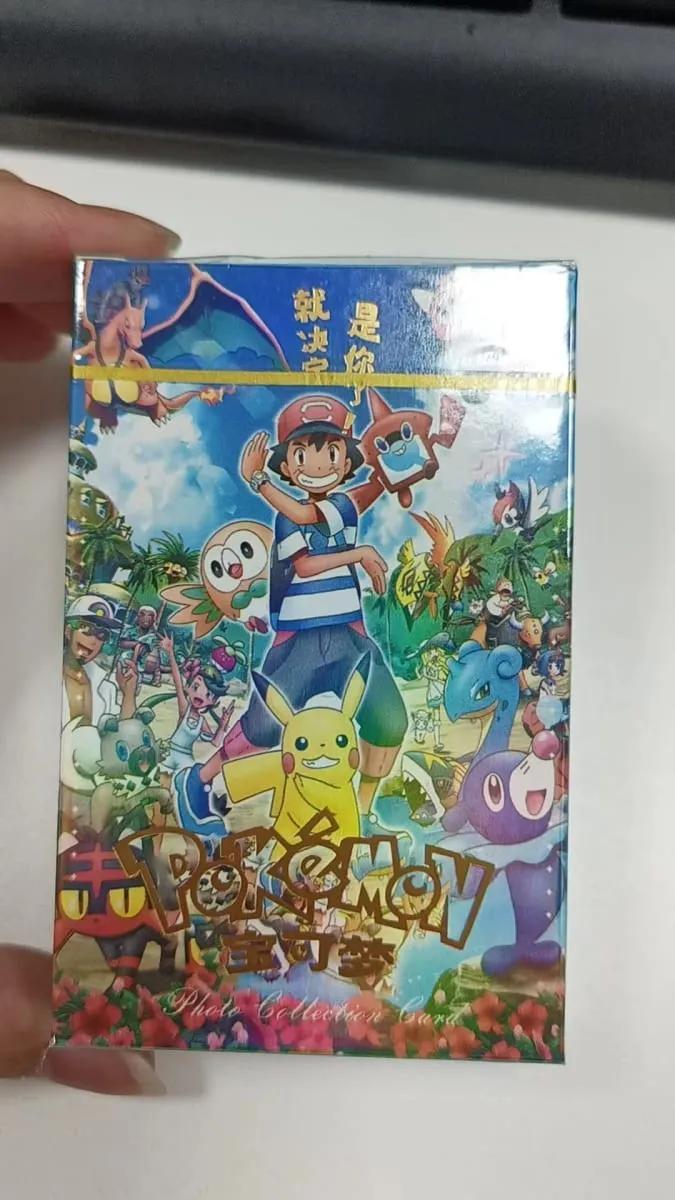 50-Pack Pikachu Anime Laser Card Game Funism Pokemon Laser Tag(The style will be updated.Please refer to the actual item)