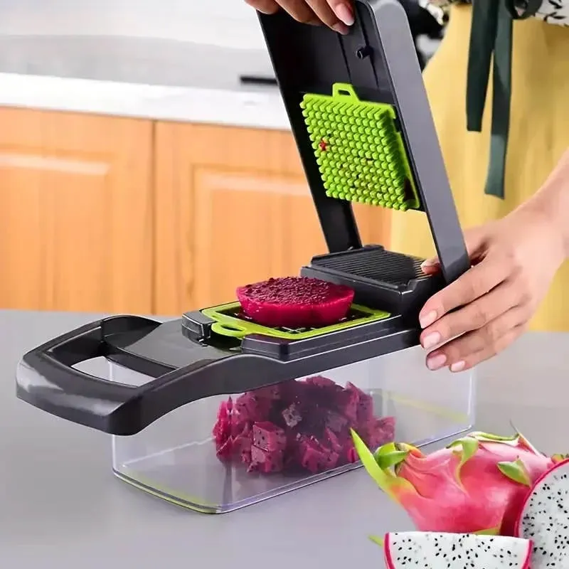 14Set Of Multifunctional Grater Potato Shredded Vegetables Dicing Handy Gadget Slicer Kitchen For Home Lazy Shredding