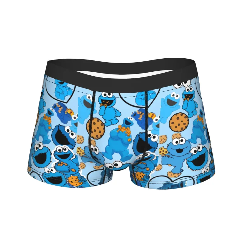 S-Sesames Streets Tango Elmo & Grover Underwear Men Shorts Briefs Funny Boxershorts Quality Customs Oversize Panties — image 11