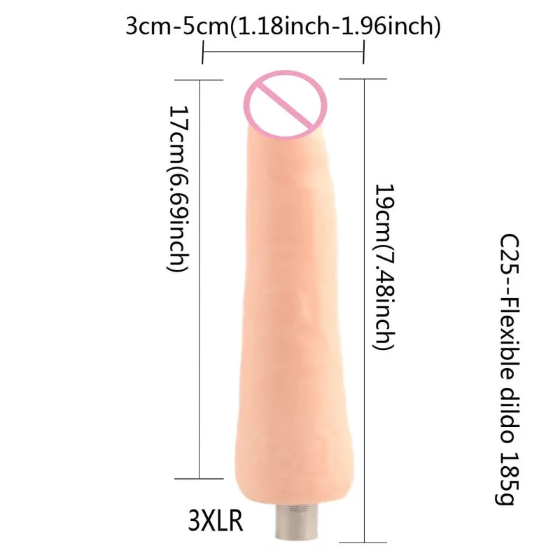 3xlr acessório de máquina sexual grande anal vibrador ventosa extensão-tubo acessórios auxiliares para mulher homem
