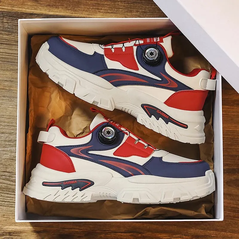 Autumn New Men's Versatile High-Top Trendy Thick-Soled Running Shoes Casual Fashion Sneakers Suitable for Outdoor Sports — image 10
