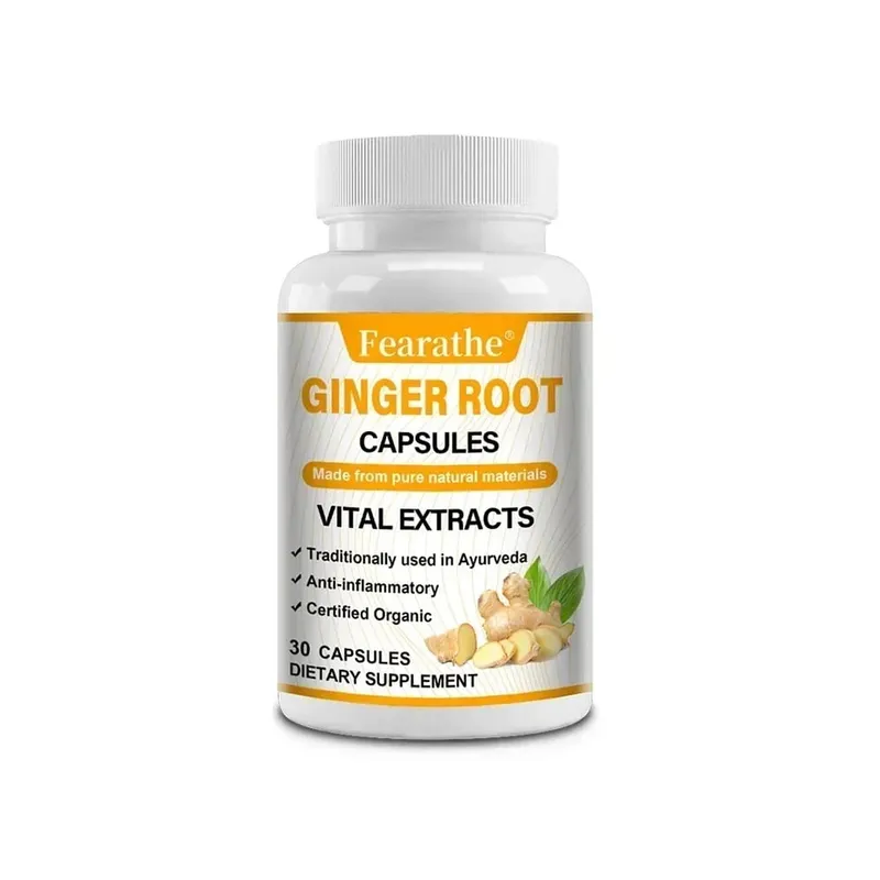 有機薑根膠囊 1200 毫克 - 含黑胡椒萃取物促進關節健康抗發炎肌肉免疫健康 — image 8
