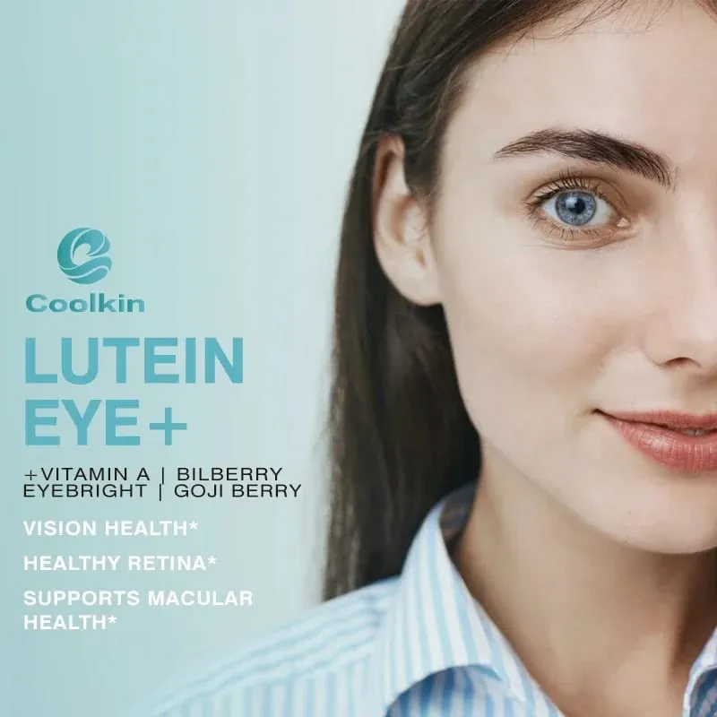 Luteïnesupplement - Vitamine A + Bosbes Ogentroost + GO JI Wolfberry om vermoeidheid en droogheid van de ogen te verlichten Capsules