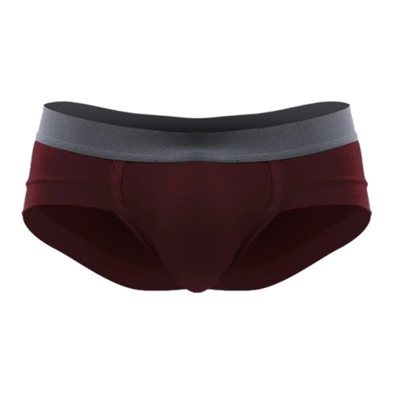 Men's Underwear, Men's Briefs, U-Shaped Pouch, Modal Breathable Summer Youth White Low-Waist Briefs — image 16