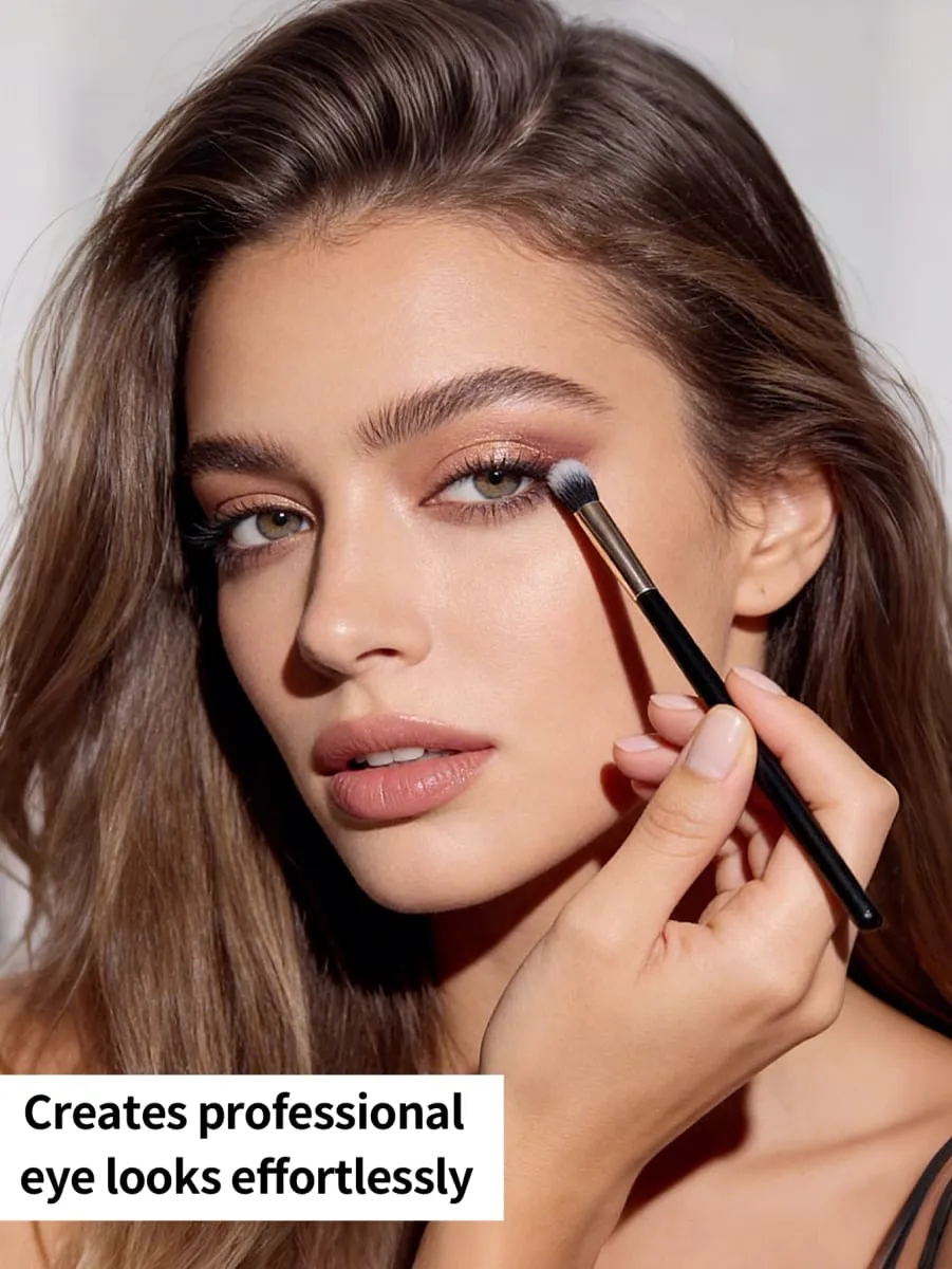3Pcs Professional Eye Makeup Brushes Set Soft Synthetic Fiber Eyeshadow Blending Brush Small Detail Beauty Cosmetic Tools — image 4