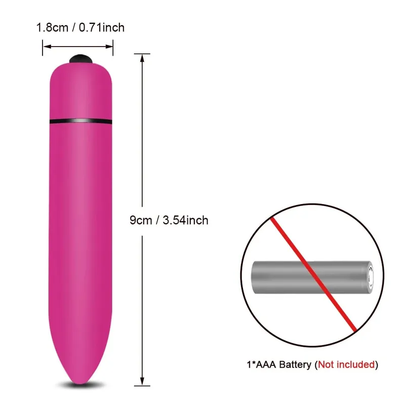 Powerful Mini Bullet Vibrator Sex Toys for Women G Spot Clitoris Anal Vibration Stimulator Female Masturbation Adult Product 18+ — image 10