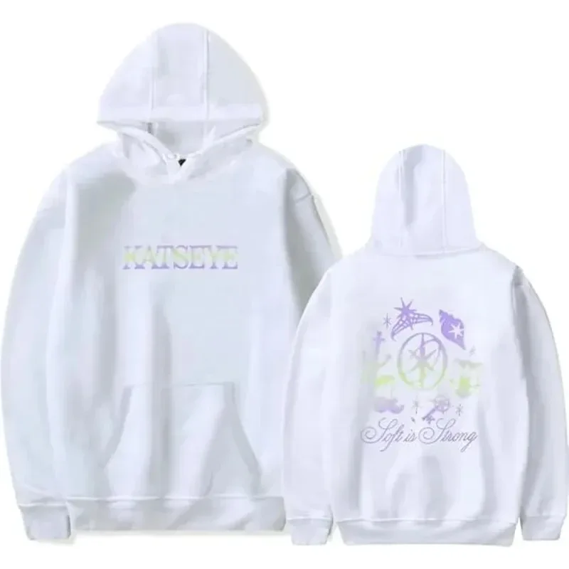 2026 New Katseye men and women casual hooded sweatshirts large sleeve jerseys thick hooded sweatshirt couple — image 2