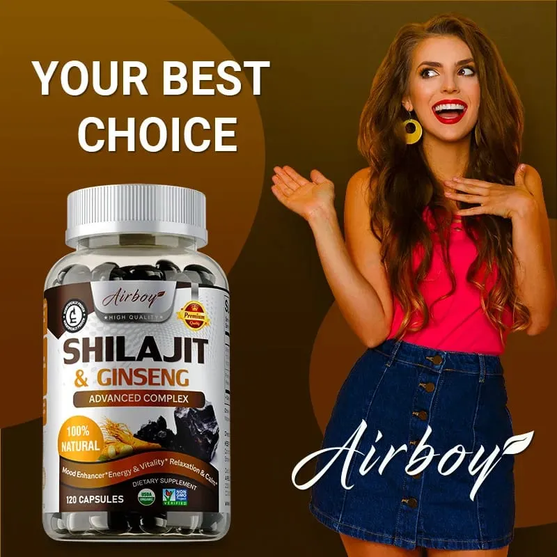 Shilajit & Ginseng - Energy & Vitality Support Improve Mental Clarity Immune Support Increase Endurance Muscle Growth
